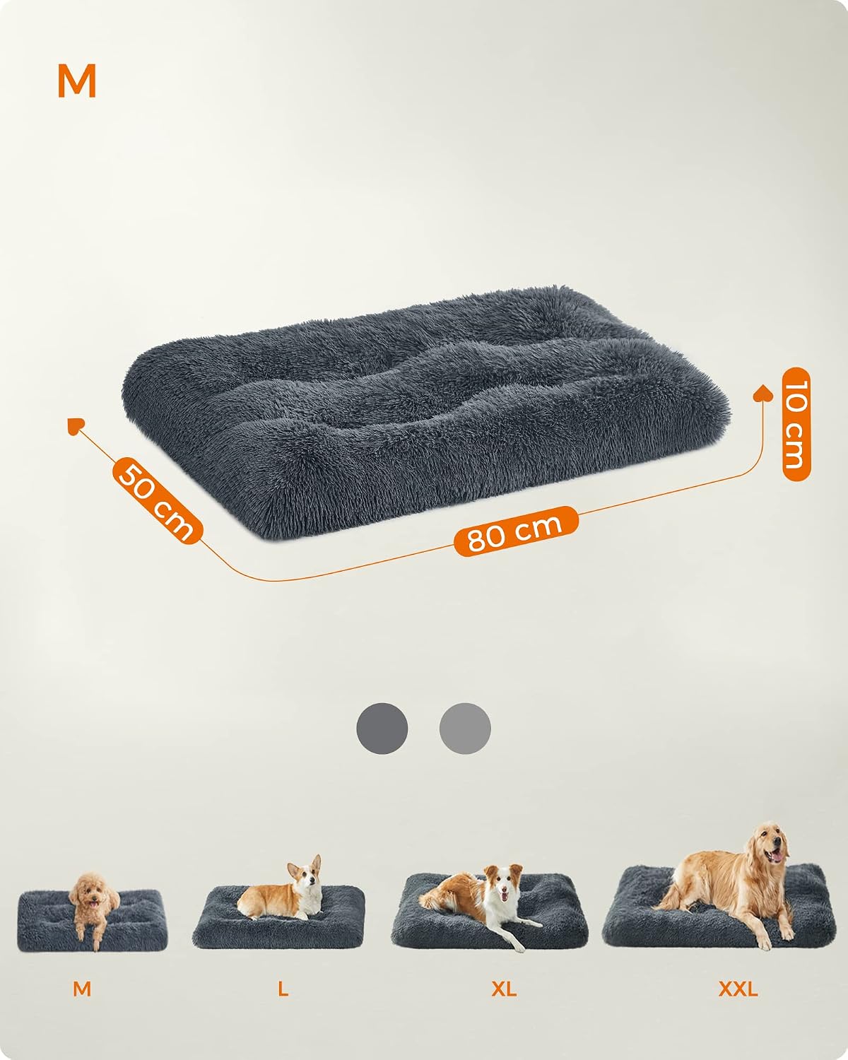 Thumbnail 4 de FEANDREA PGW201G02 hondenbed 80 x 50 cm met pluche bekleding