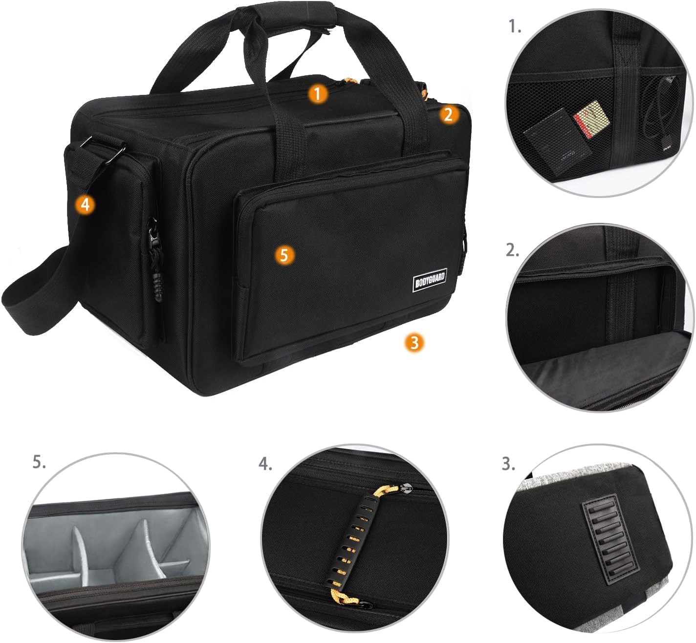 Detalle 2 de Bodyguard DSLR Camera Bag Large XXL: A practical, spacious solution for sizeable gear