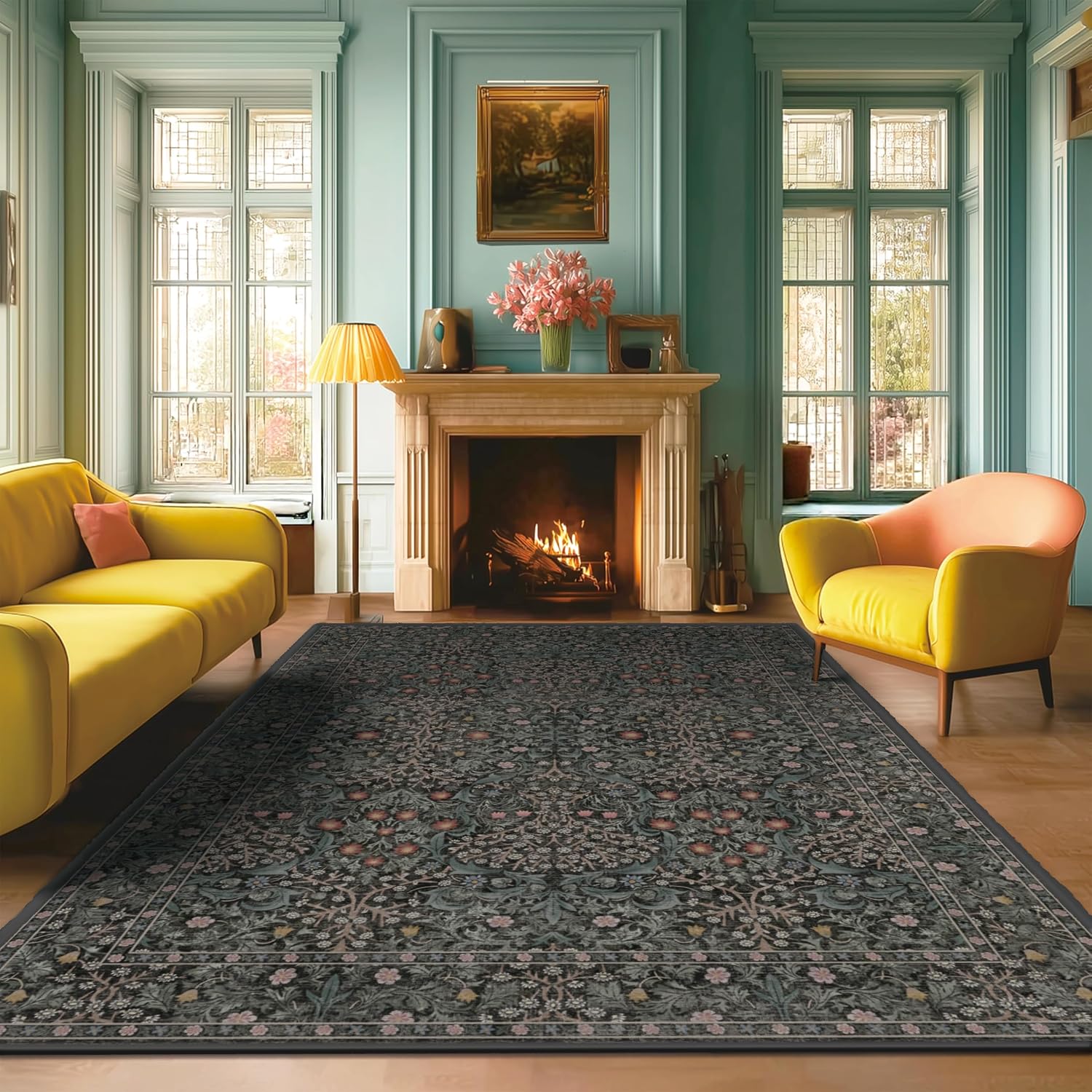 Detalle de Urownmat 8x10 Washable Rug 🛋