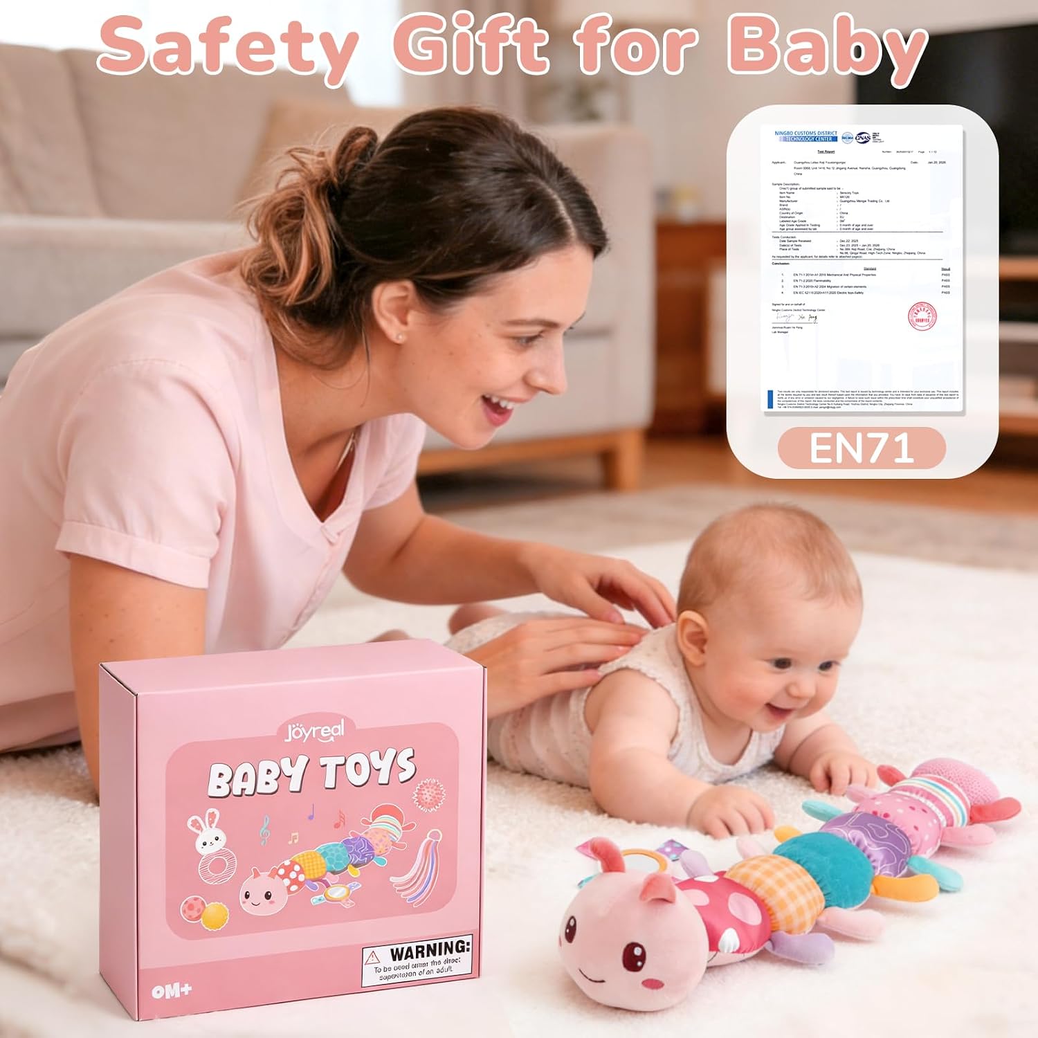 Thumbnail 6 de Joyreal Baby Girl Toys: 10-Piece Sensory Set for Newborns