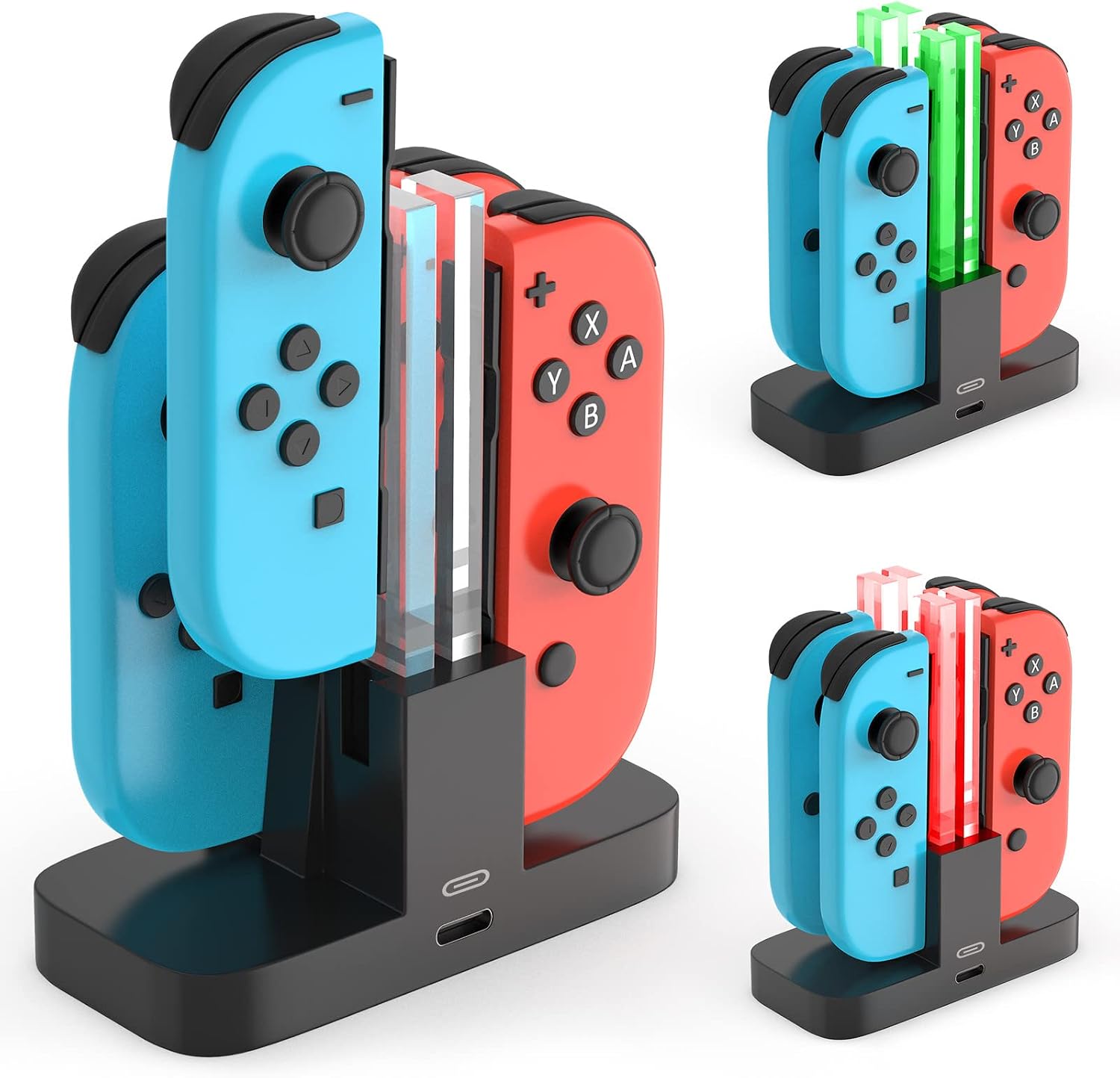 Detalle de Diyife Joycon Charging Dock 4‑in‑1