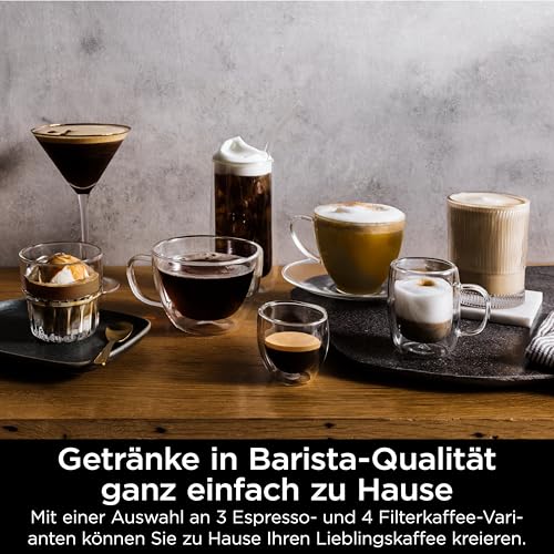 Thumbnail 3 de Ninja Luxe Café Premier 3-in-1-Kaffeemaschine mit Mahlwerk & Aufschäumer – Gunmetal