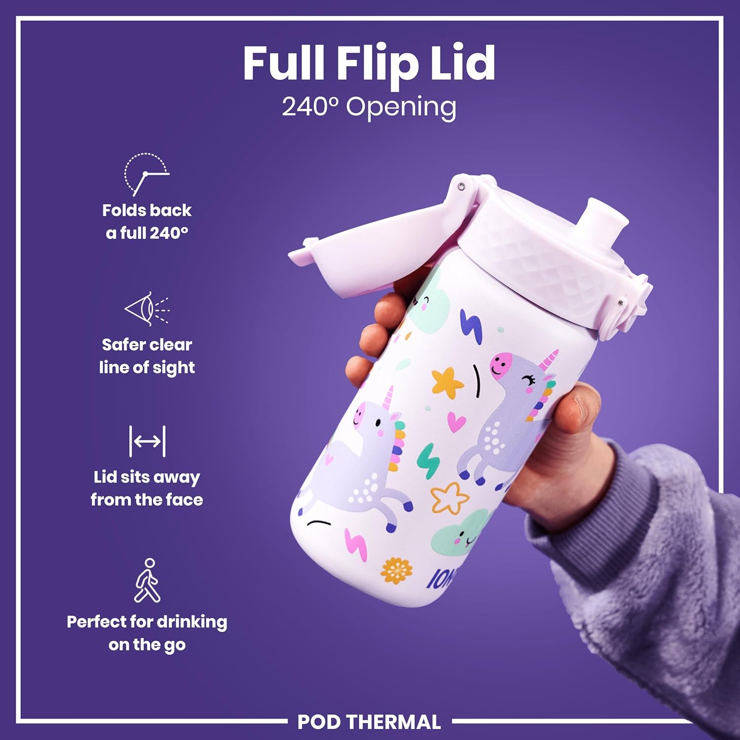 Thumbnail 3 de Ion8 Small Water Bottle: Leak‑proof, Dishwasher Safe and Kid-Ready