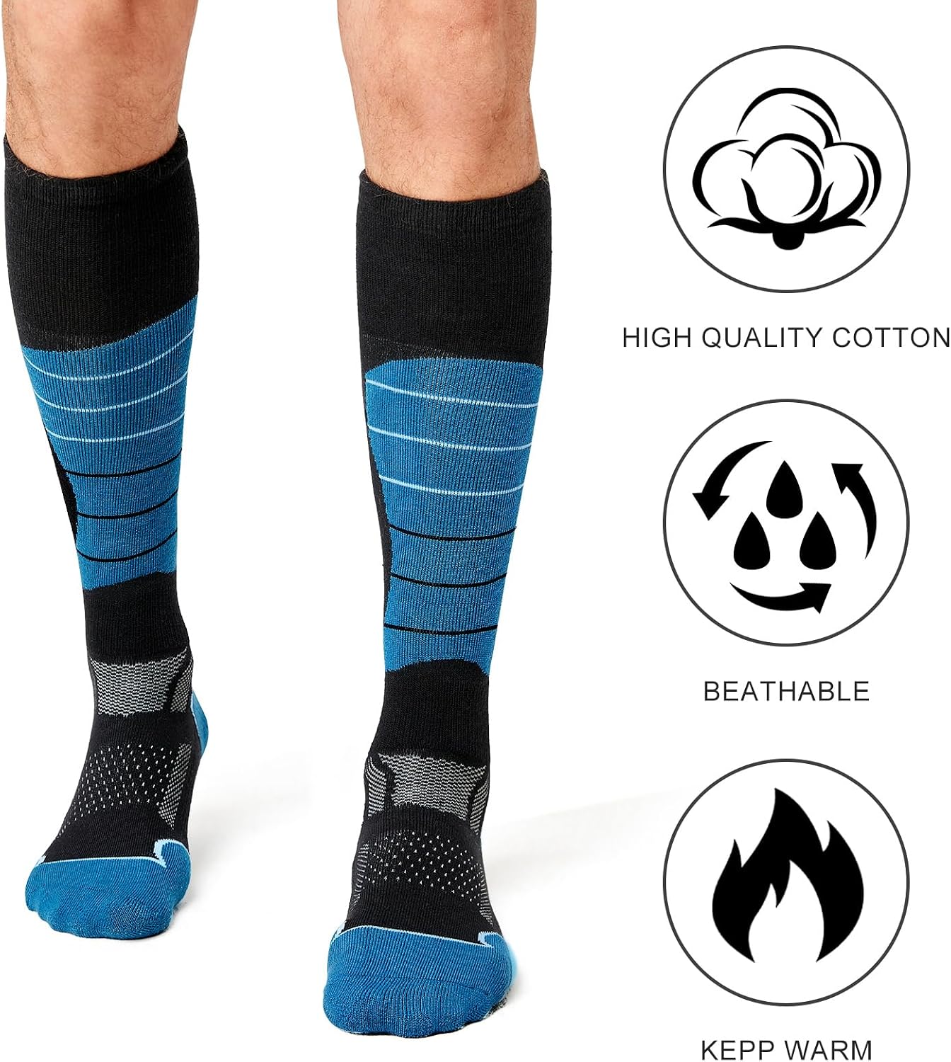 Detalle 2 de CS CELERSPORT Ski Socks 2/3/4 Pack