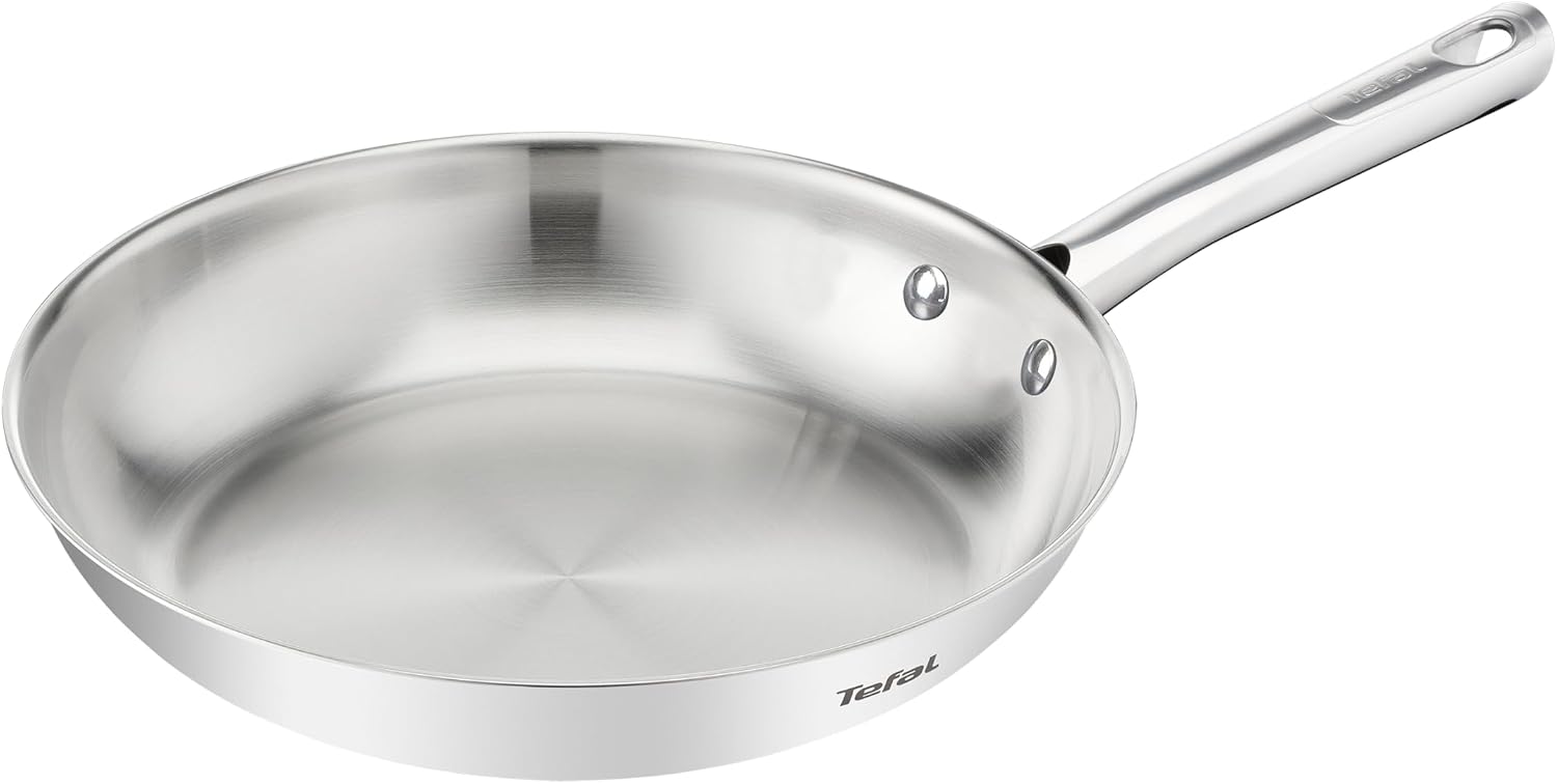 Detalle de Tefal Duetto On B8660234 koekenpan 20 cm van roestvrij staal, ongecoat