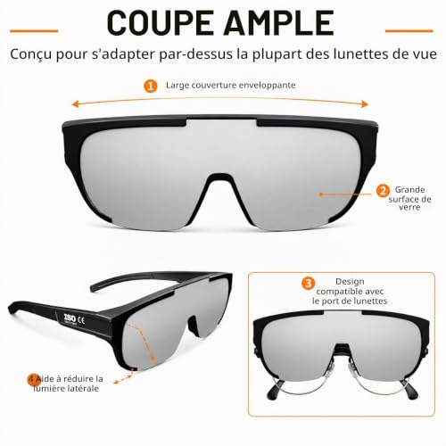 Thumbnail 5 de Absolute Eclipse Lunettes Éclipse Solaire 2026 Fit-Over — Protection certifiée pour observer l’éclipse sans retirer vos lunettes