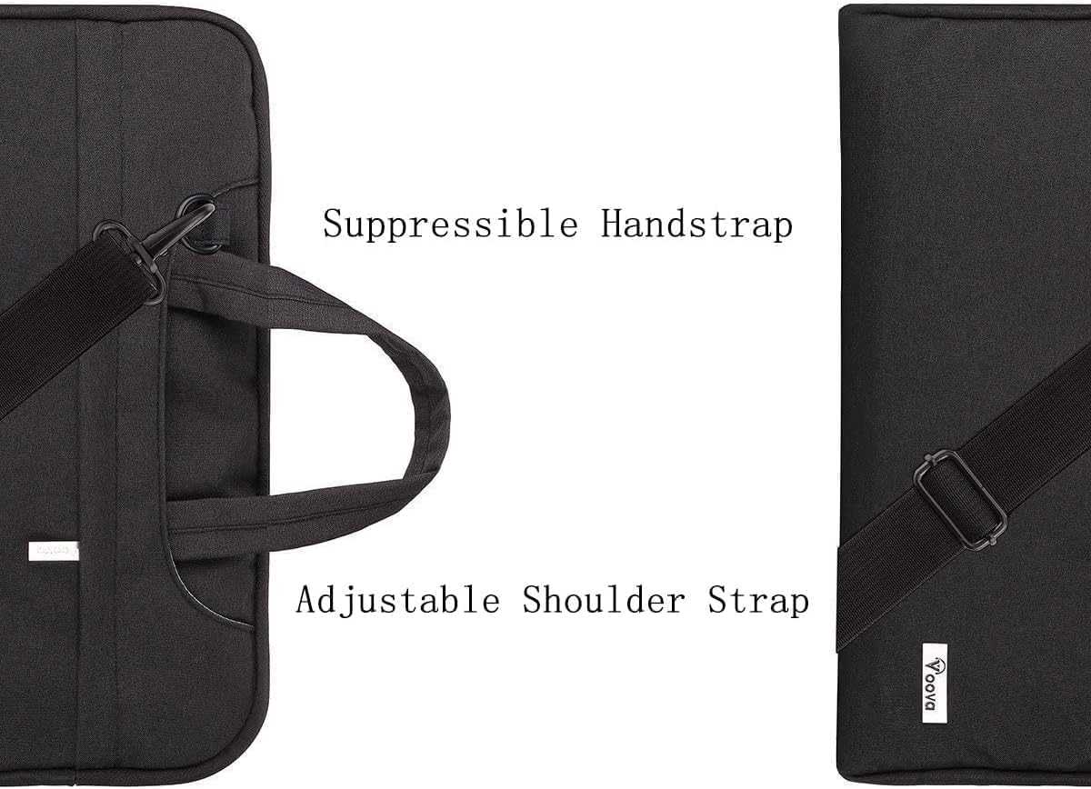 Detalle 2 de Voova 15.6 Inch Laptop Bag Case with Shoulder Strap and Handle – Waterproof, for MacBook Pro/Air and More