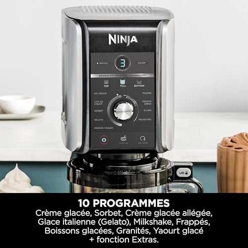 Thumbnail 10 de NINJA CREAMi Deluxe NC502EU — Machine à glace et sorbetière avec 2 pots Deluxe 710 ml