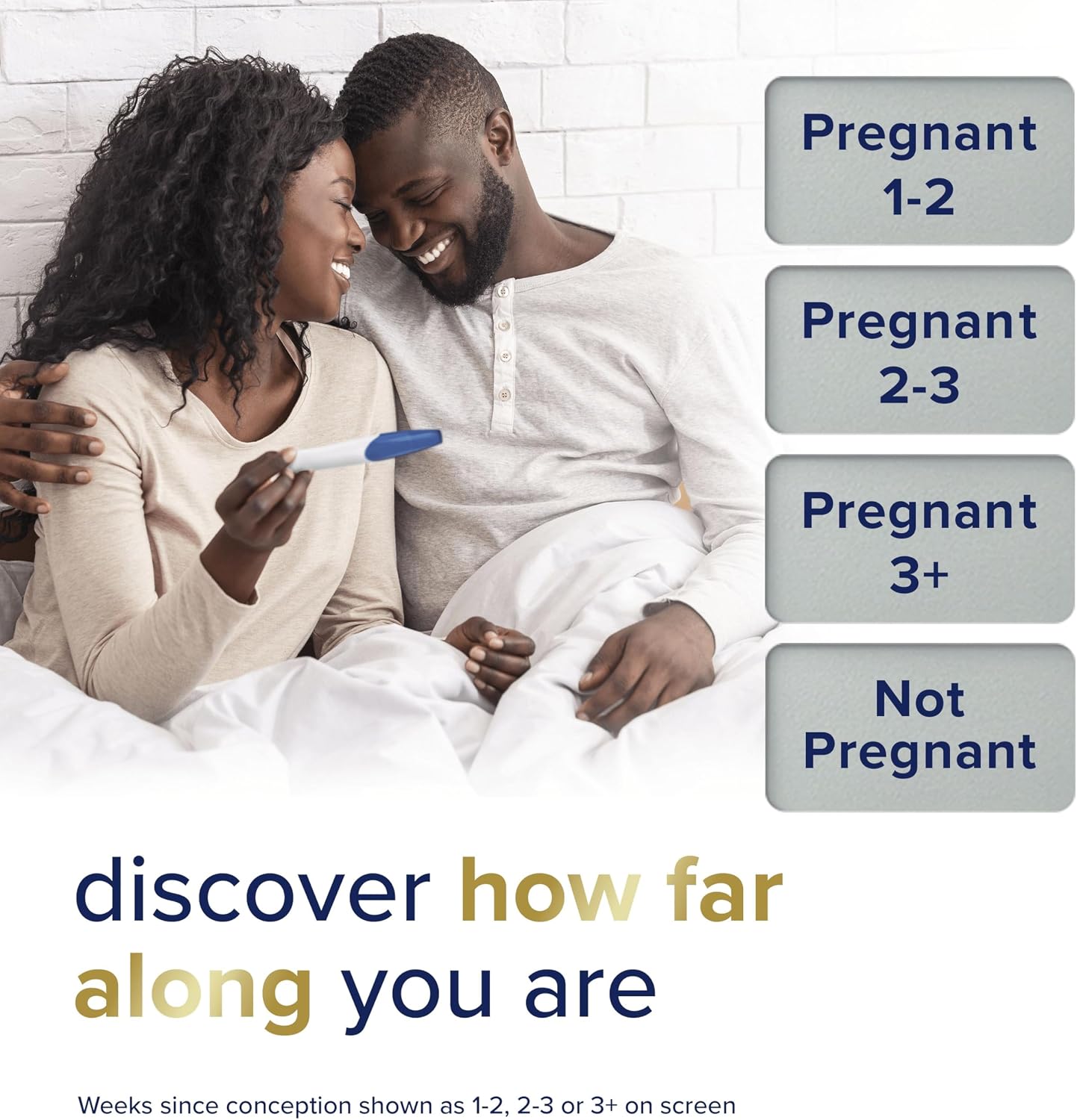 Detalle de Clearblue Pregnancy Test Digital with Weeks Indicator, 2