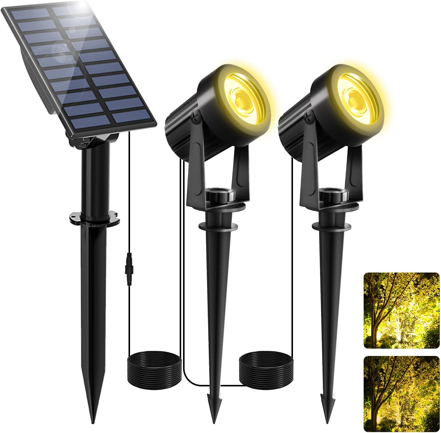 Thumbnail 6 de NATPOW Solar Spotlights 2 pack