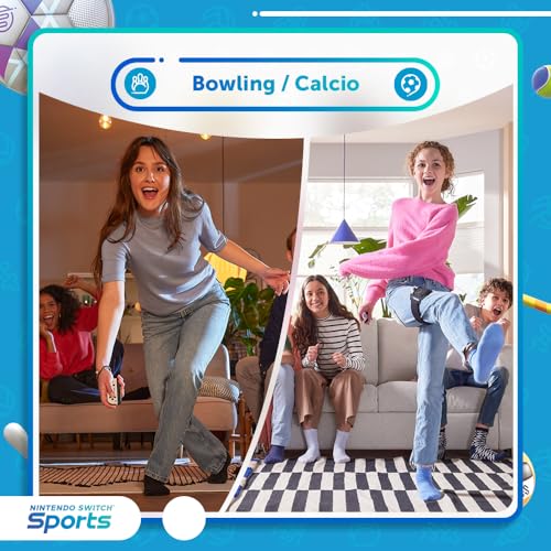 Detalle 1 de Nintendo Switch Sports, videogioco per Nintendo Switch con otto sport su scheda