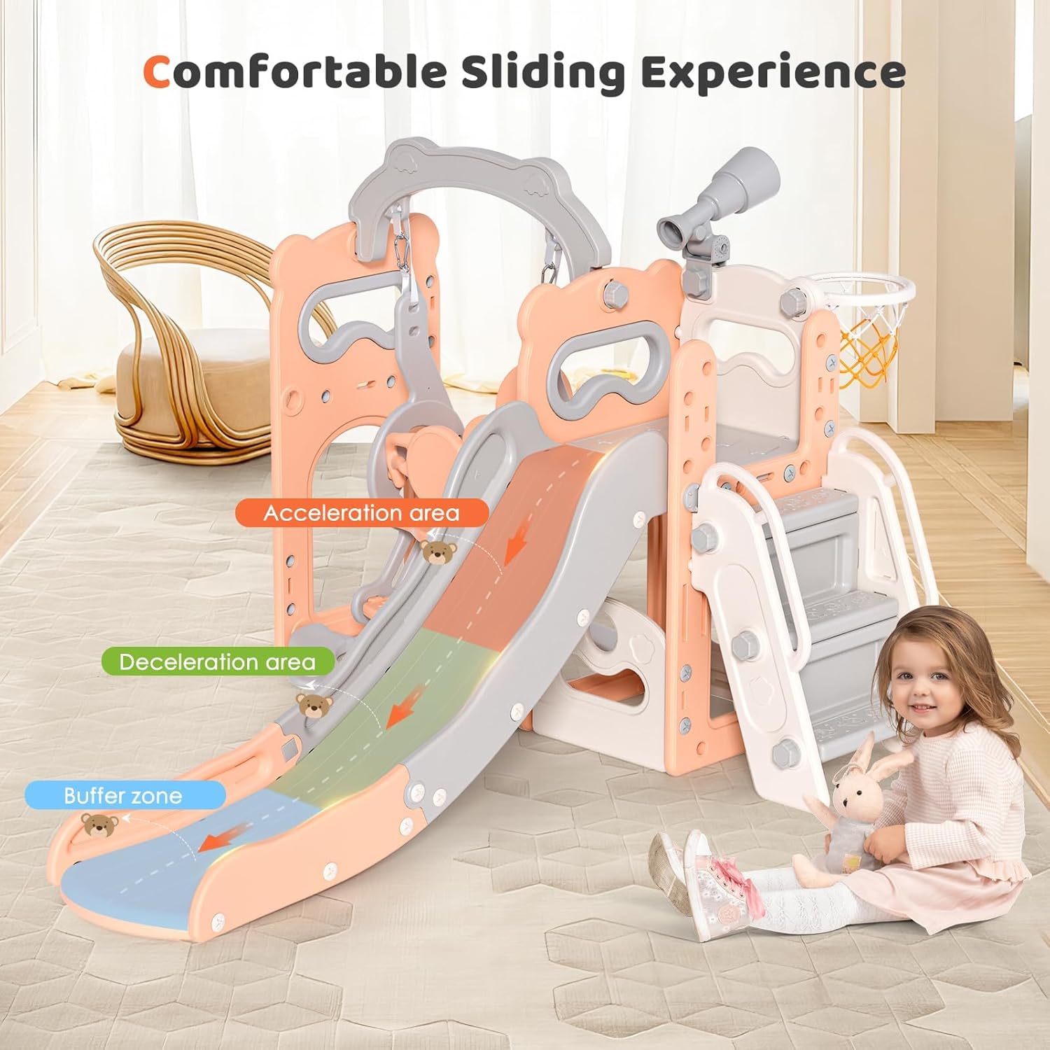Detalle de Scivolo multifunzione 6 in 1 per bambini 🛝