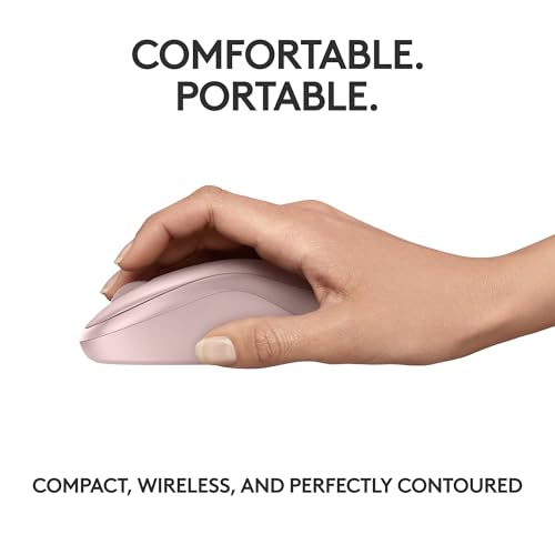 Detalle de Logitech M240 Silent Bluetooth Mouse: Compact, Quiet Wireless for Everyday Use