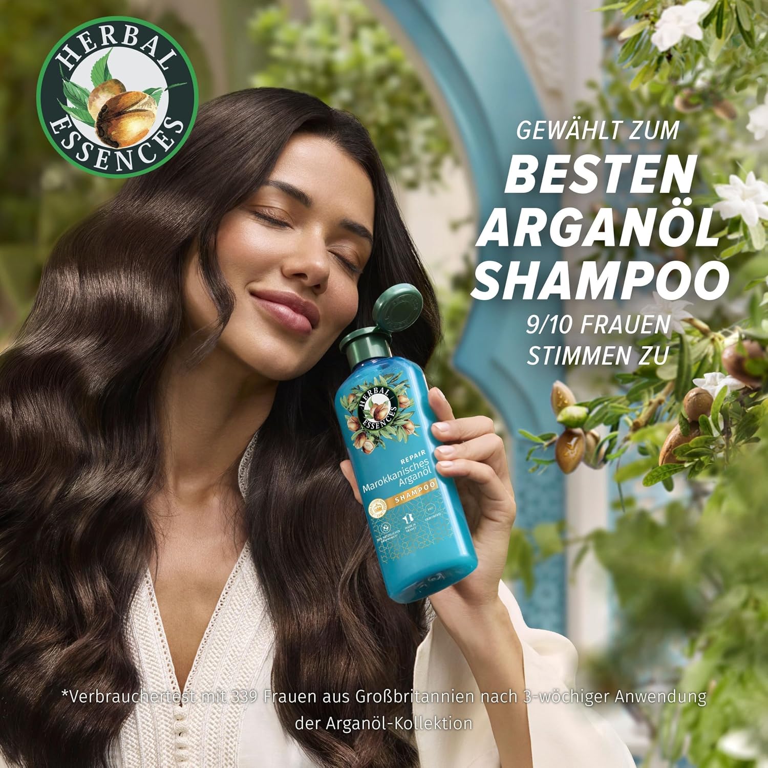 Detalle de Herbal Essences Repair Marokkanisches Arganöl Shampoo 650 ml – Intensive Pflege für geschädigtes Haar