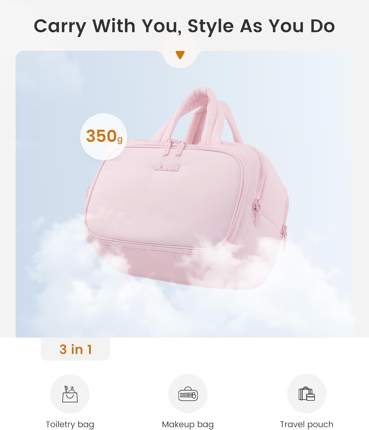 Thumbnail 1 de LOVEVOOK Kulturtasche Damen 29 x 20 x 18 cm