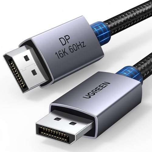 Thumbnail 8 de UGREEN Cable DisplayPort 2.1 2M: alto rendimiento para 16K/8K y 4K con carcasa de aluminio