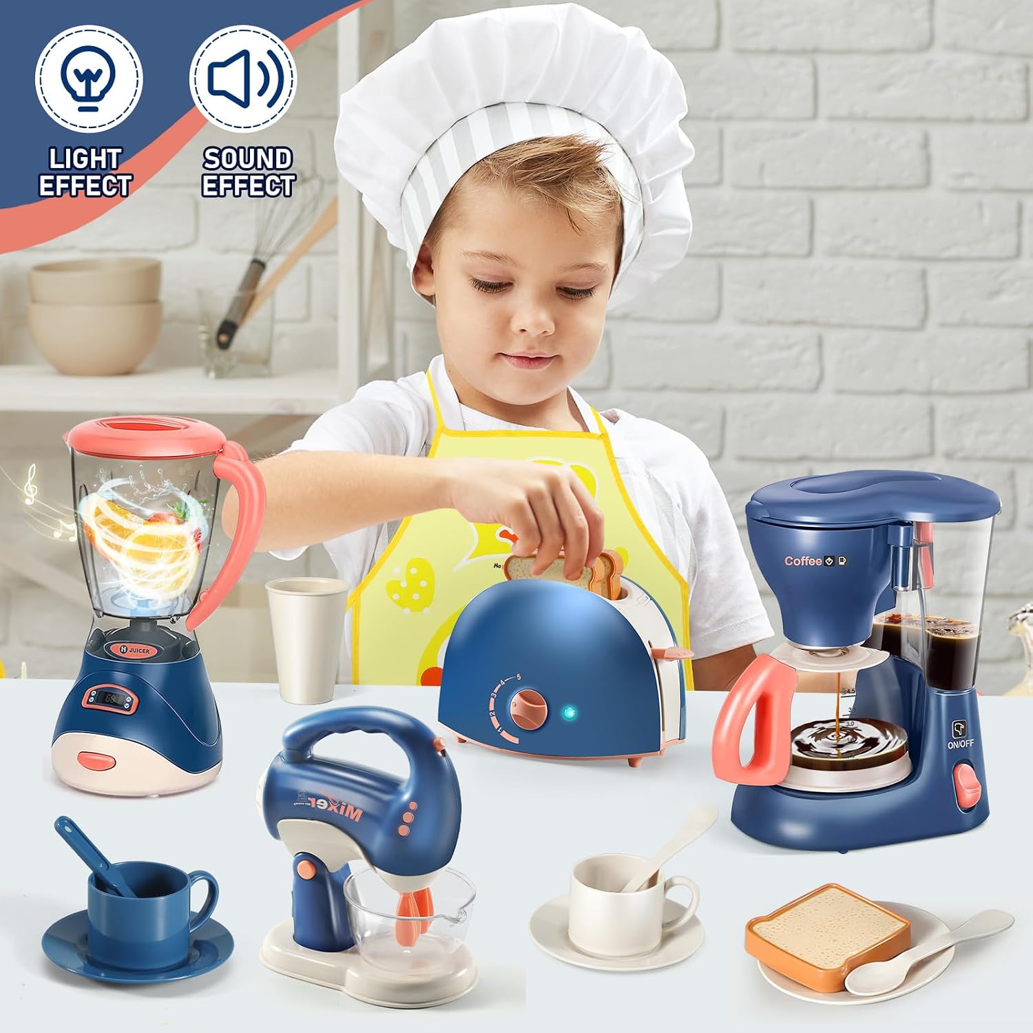 Detalle 2 de Spielküche Kinder Spielzeug ab 3 Jahre Kaffeemaschine