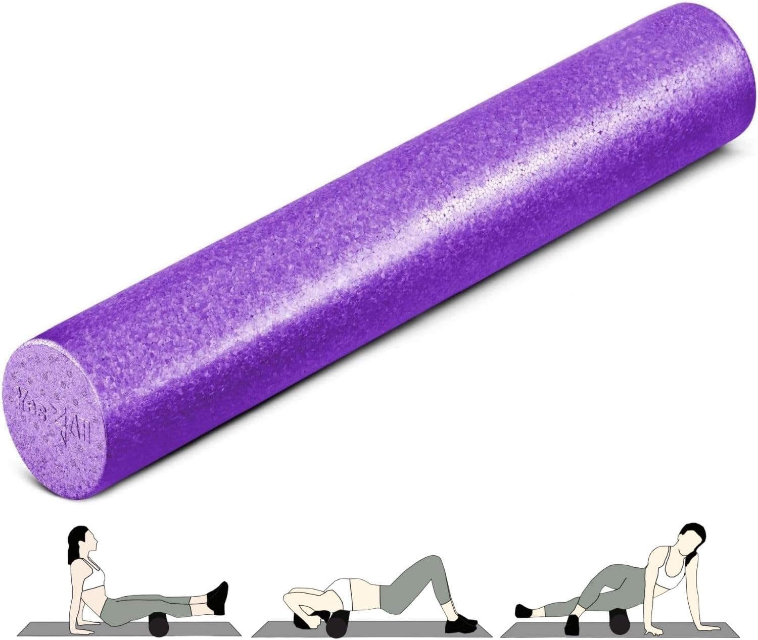 Detalle de Yes4All High-Density EPP Round Back Roller Foam – 30, 45, 60 & 90 cm