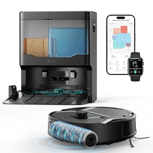 Detalle de Lefant M210 PRO OMNI: robot aspirapolvere lavapavimenti con rullo autopulente e 20.000Pa