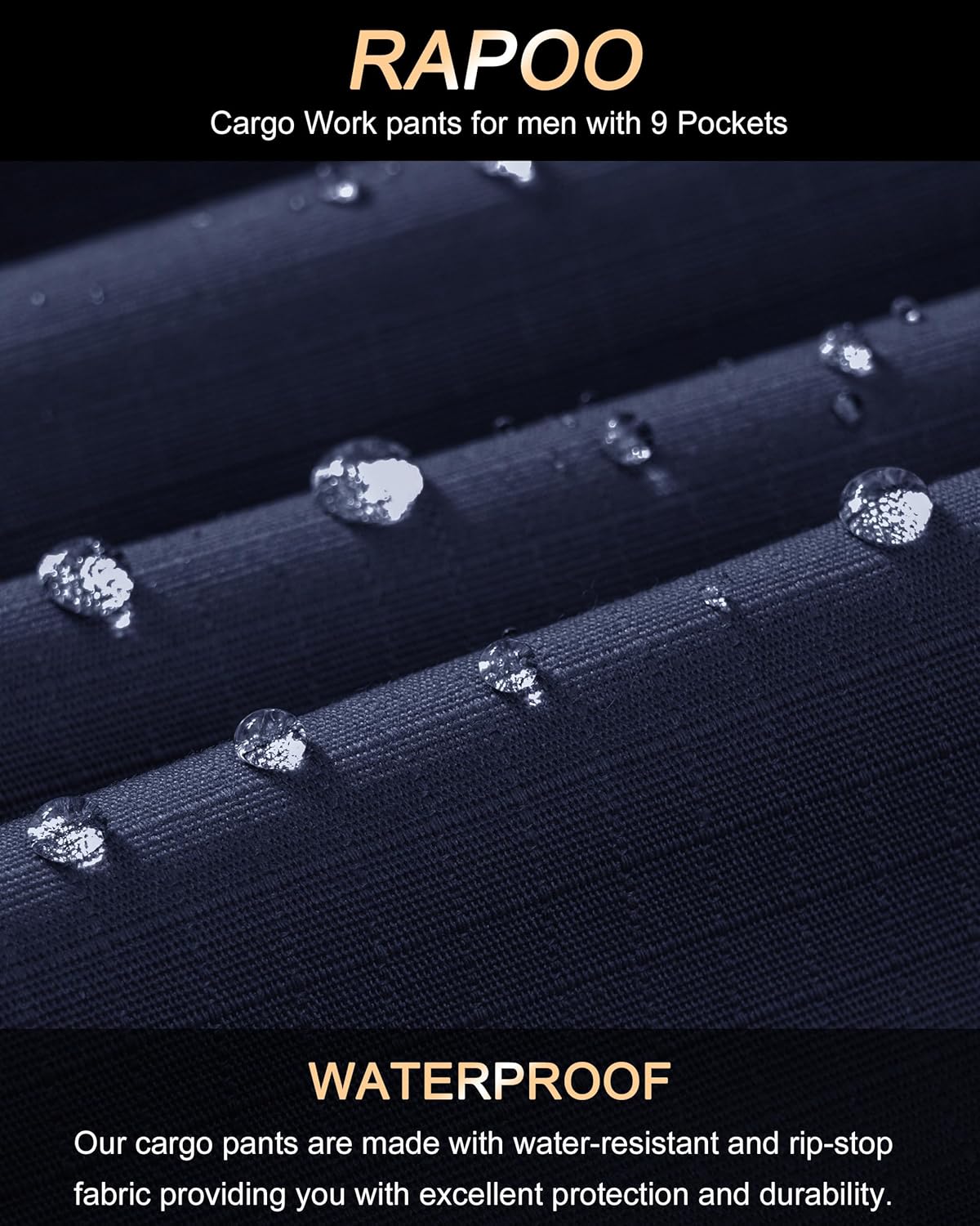 Thumbnail 3 de Rapoo Ripstop Cargo Tactical Pants, 9 pockets