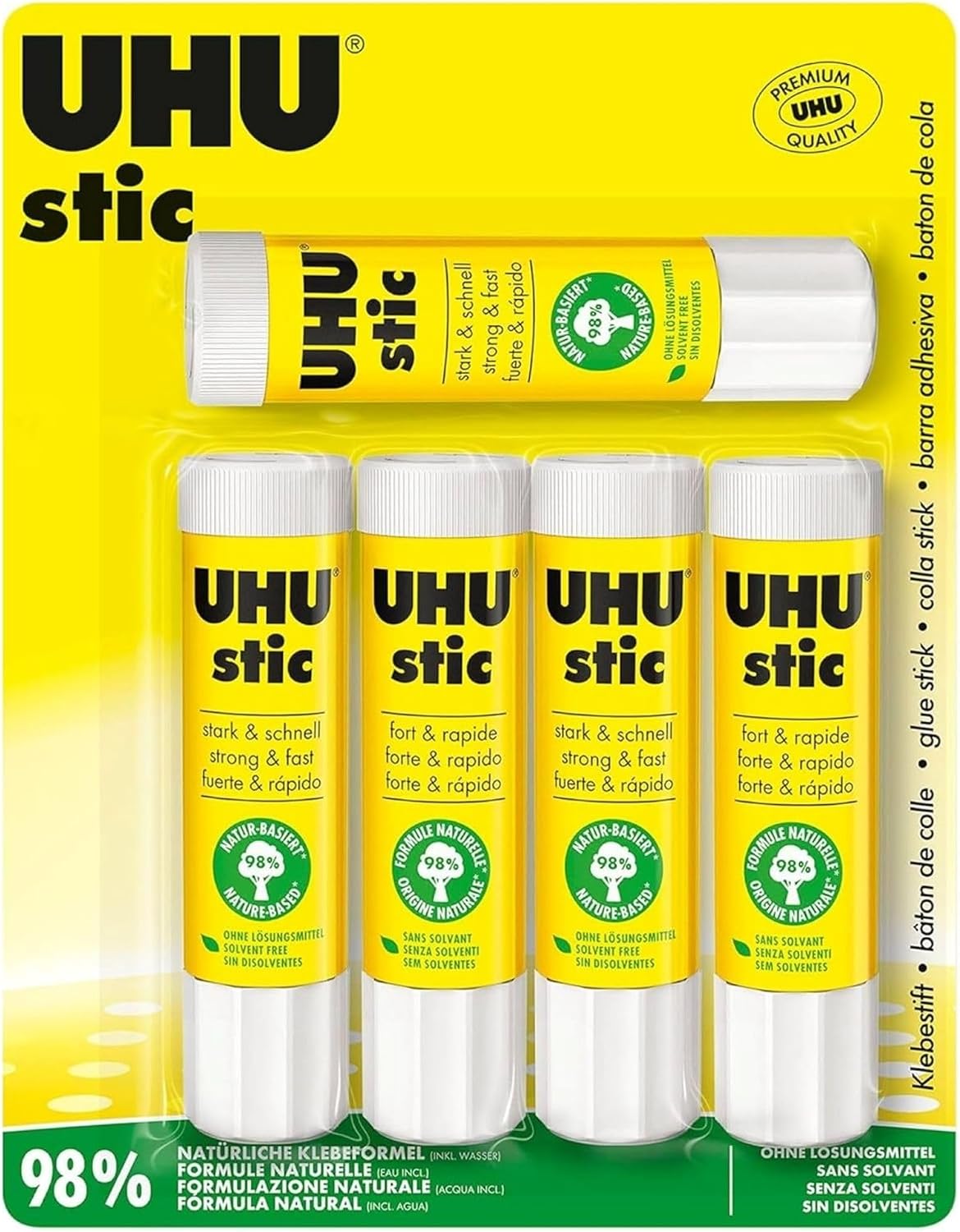 Thumbnail 5 de UHU Stic - Bâton de Colle Sans Solvants, Lot de 12 sticks de 21 g