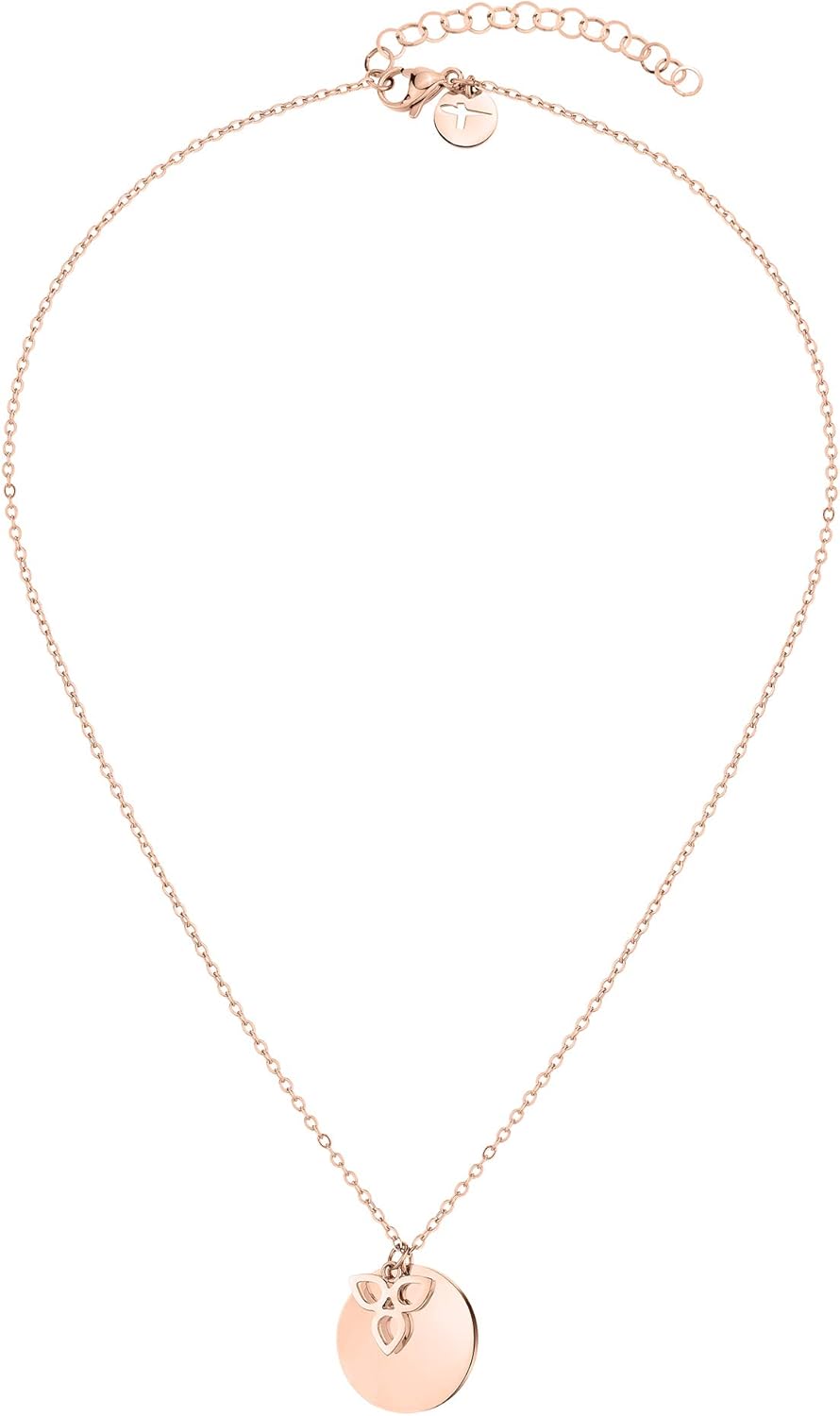 Thumbnail 2 de Tamaris Damen-Halskette mit verschiedenen Anhängern aus Edelstahl (roségold poliert), 45 cm, verlängerbar