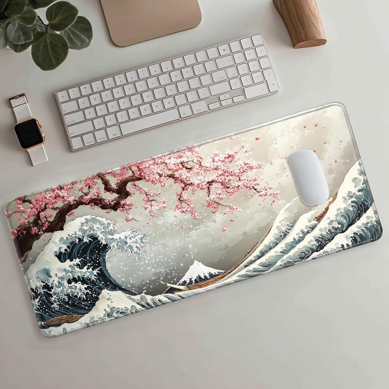 Detalle de YEYE JUICE Large Mouse Pad, 35.4 x 15.7 in