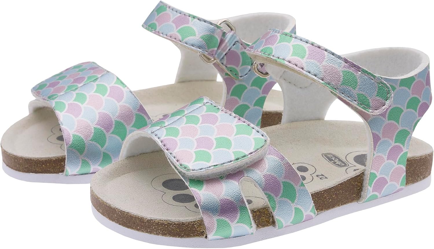 Detalle de Chicco Sandali Bambine con Chiusura a Doppio Strappo 261 – Sandali comodi e versatili per bambine