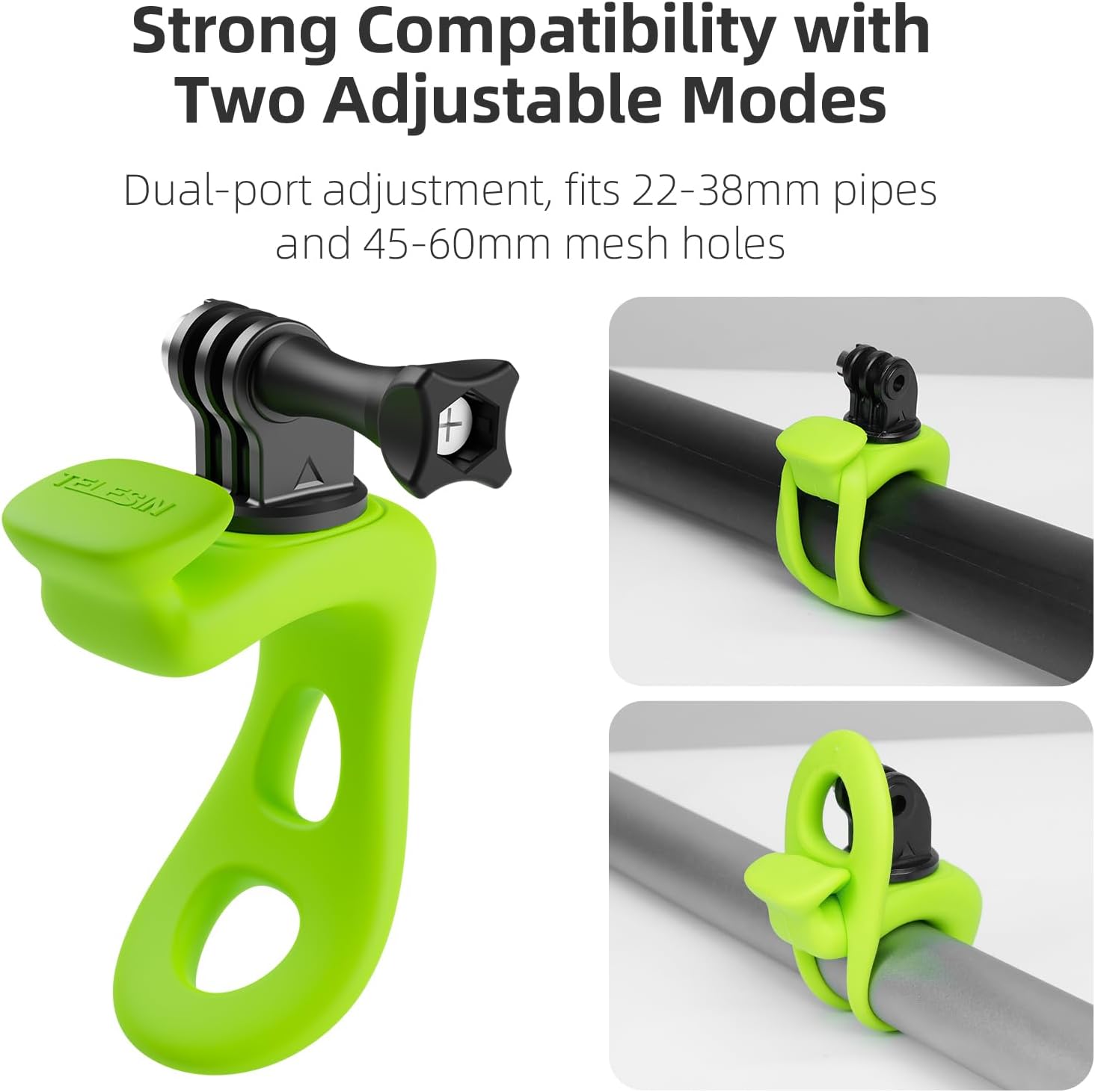 Detalle 2 de TELESIN Supporto Flessibile per Action Camera 360°