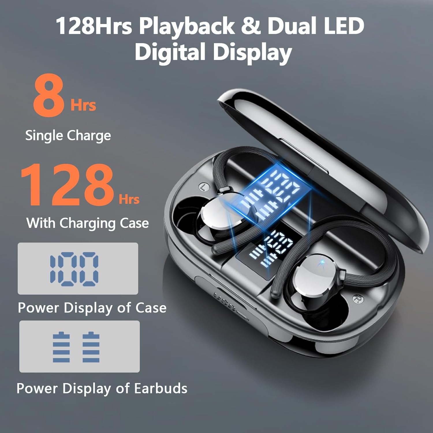 Thumbnail 1 de Cuffie Bluetooth 5.3 2026 Auricolari