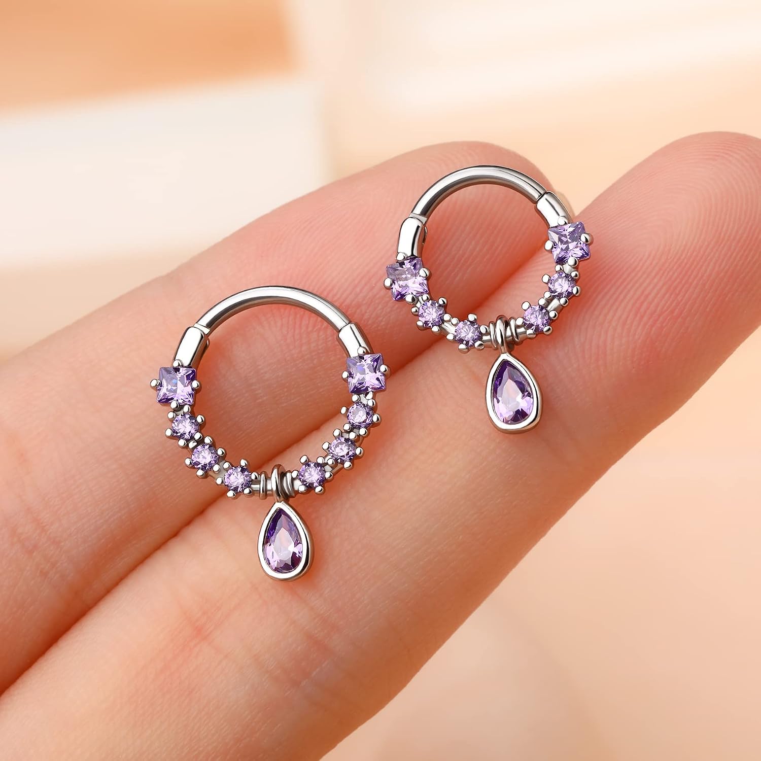 Detalle 2 de Melighting Septum 16G 316L Acciaio