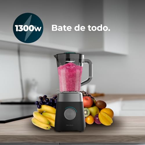 Detalle 2 de Cecotec Power Black Titanium 1300MAX B Pro, batidora de vaso de 1.300 W y 1,5 l
