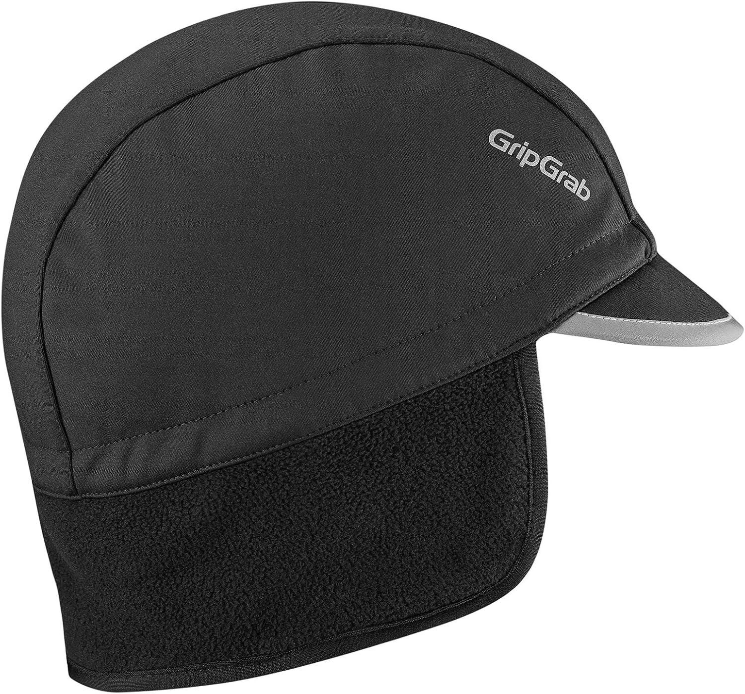 GripGrab zimowa czapka rowerowa pod kask, wiatroszczelna, z daszkiem i nausznikami