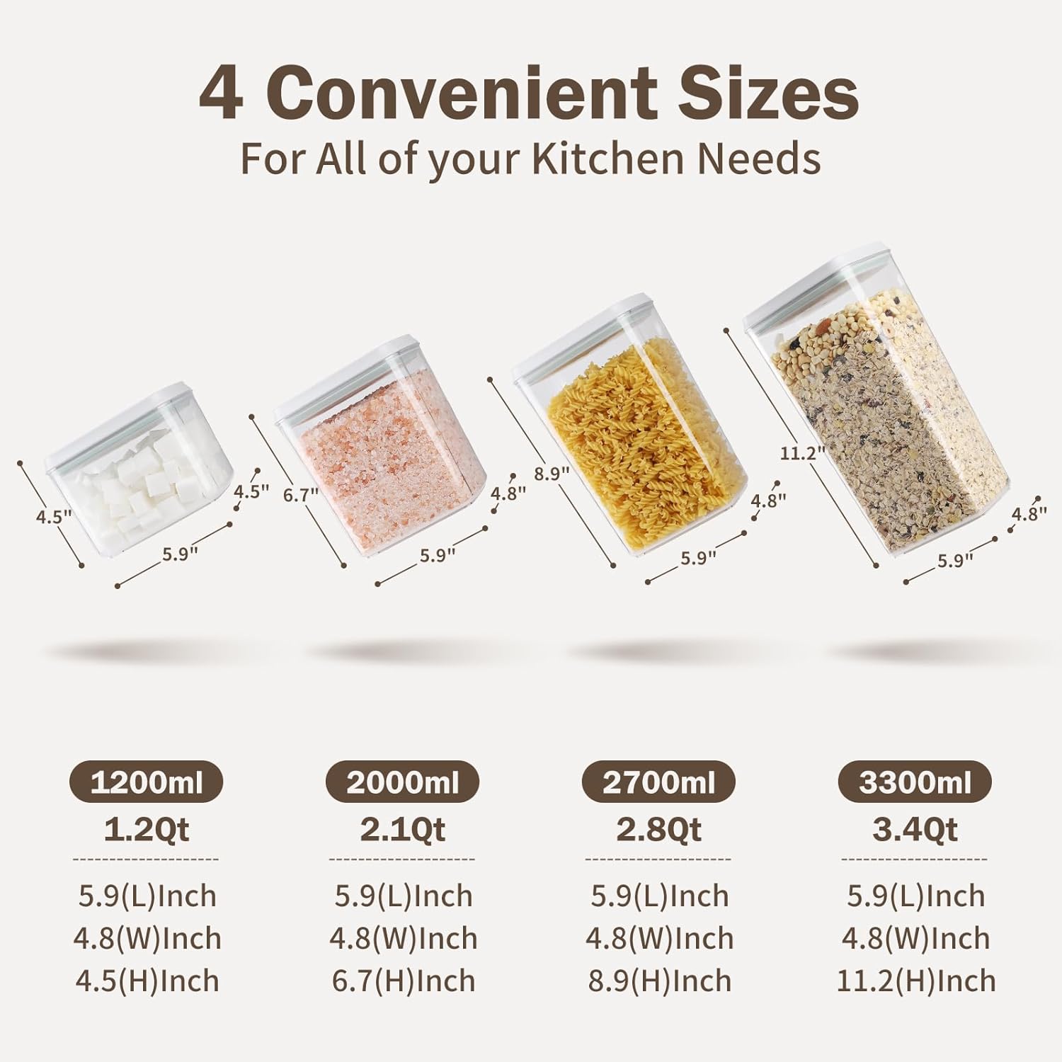 Detalle 1 de Pop Food Storage Containers Set, 12-pc