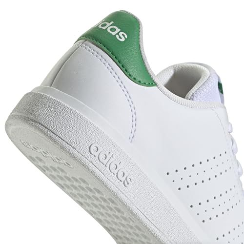Thumbnail 7 de Adidas Advantage Base 2.0 Junior Scarpe – Cloud White/Green, 40 EU