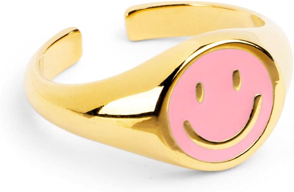Detalle 2 de SINGULARU Anello Smiley 10 mm 💍