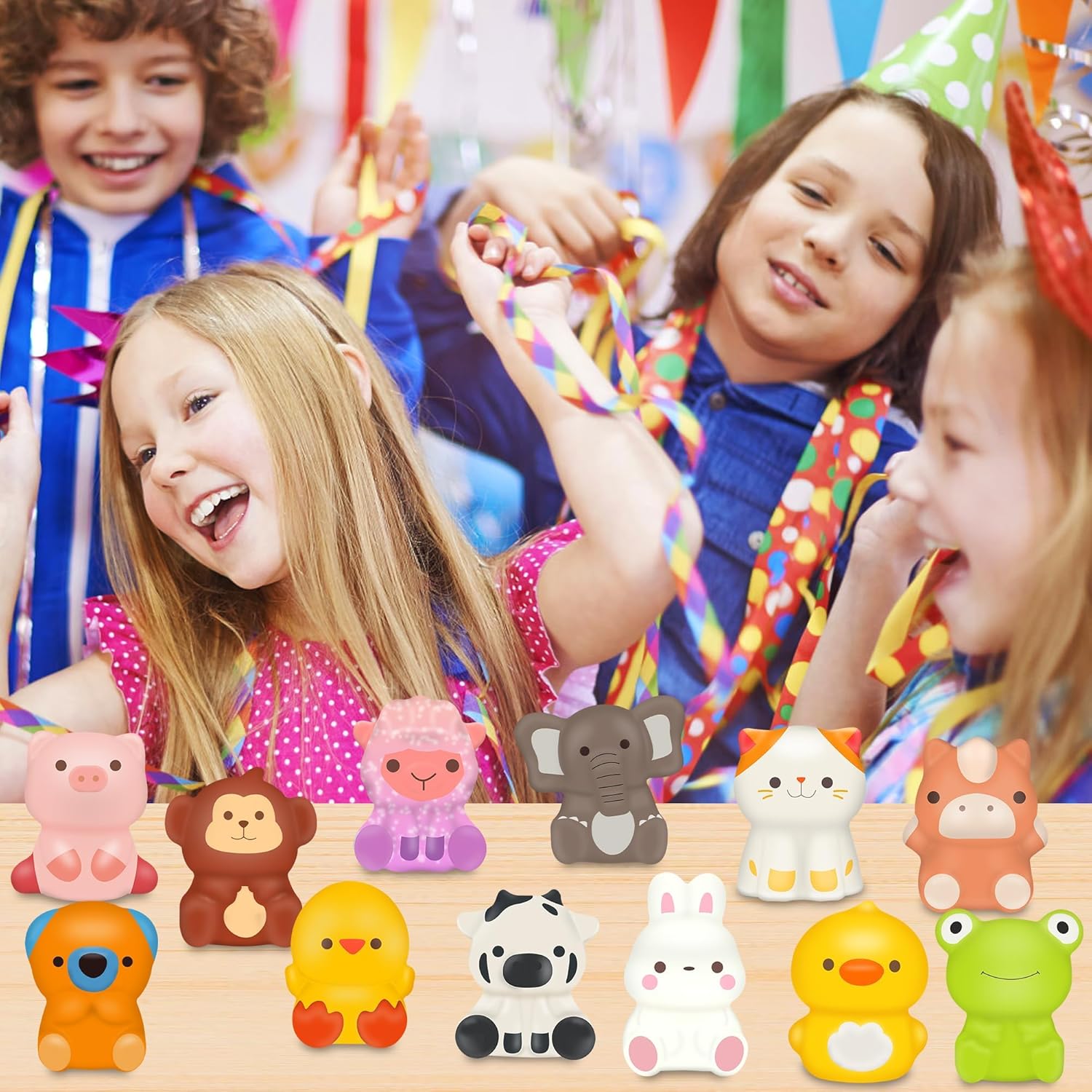Thumbnail 3 de KissFuture Animal Squishy Toys 24-Pack