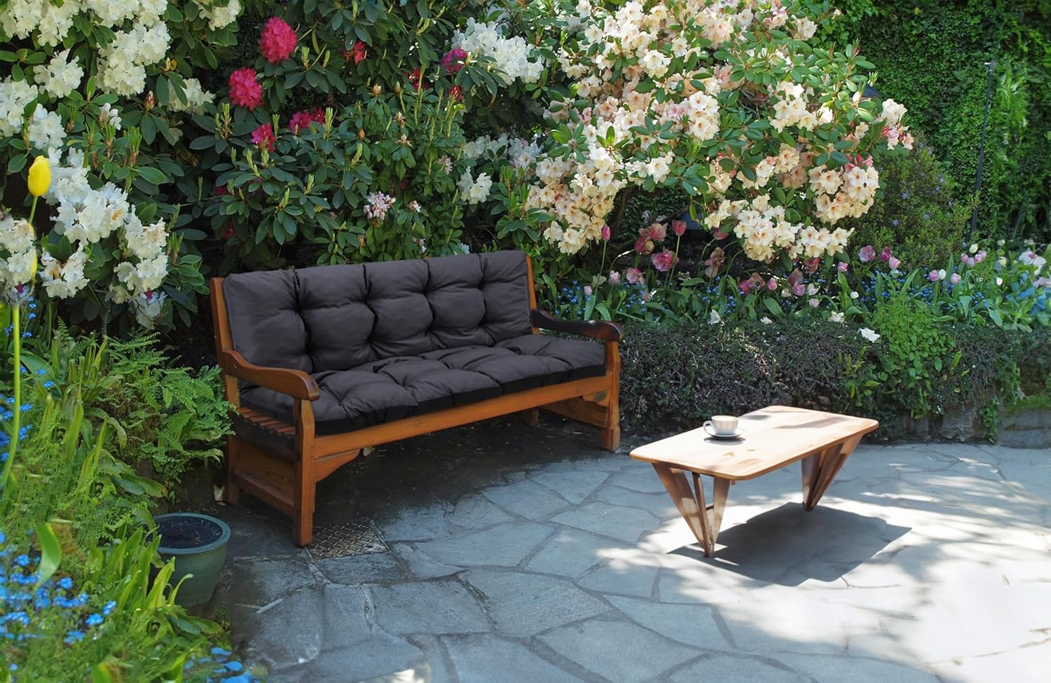 Thumbnail 5 de Amazinggirl Coussin Banquette Jardin 150x100 Graphite