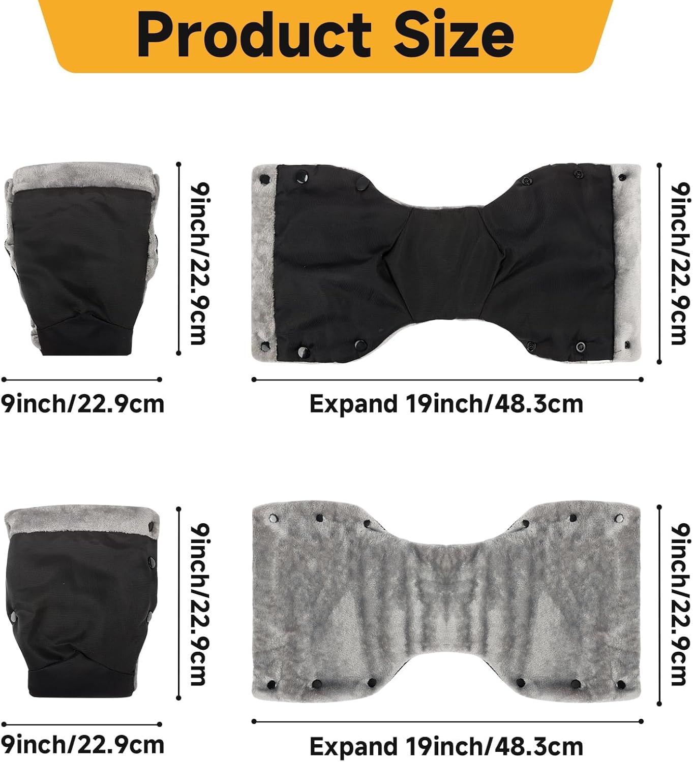 Thumbnail 1 de EAQ Cosytoes Footmuff 300D stroller handmuff 🧣