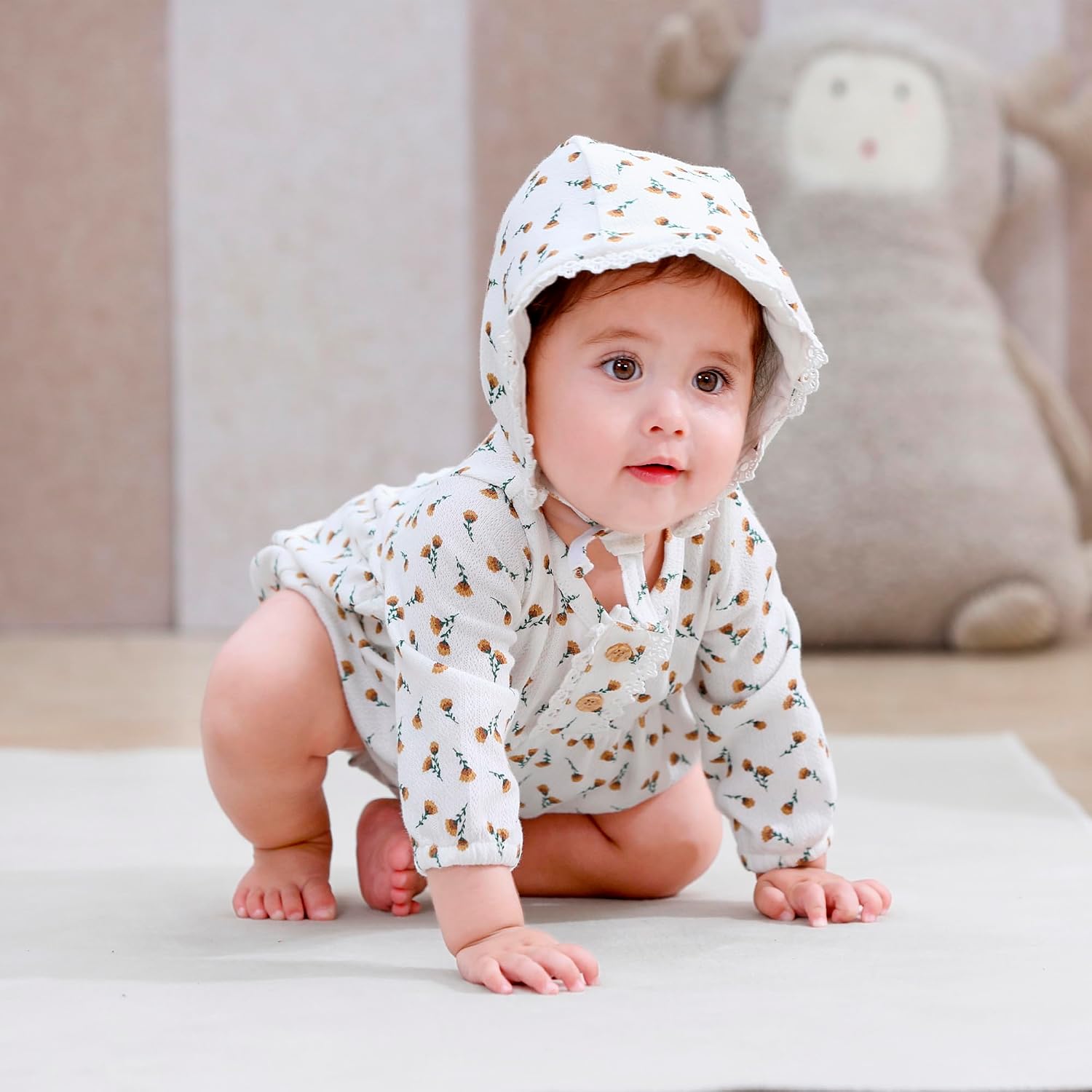 Thumbnail 4 de MAMIMAKA Newborn Bubble Rompers 4 Pack