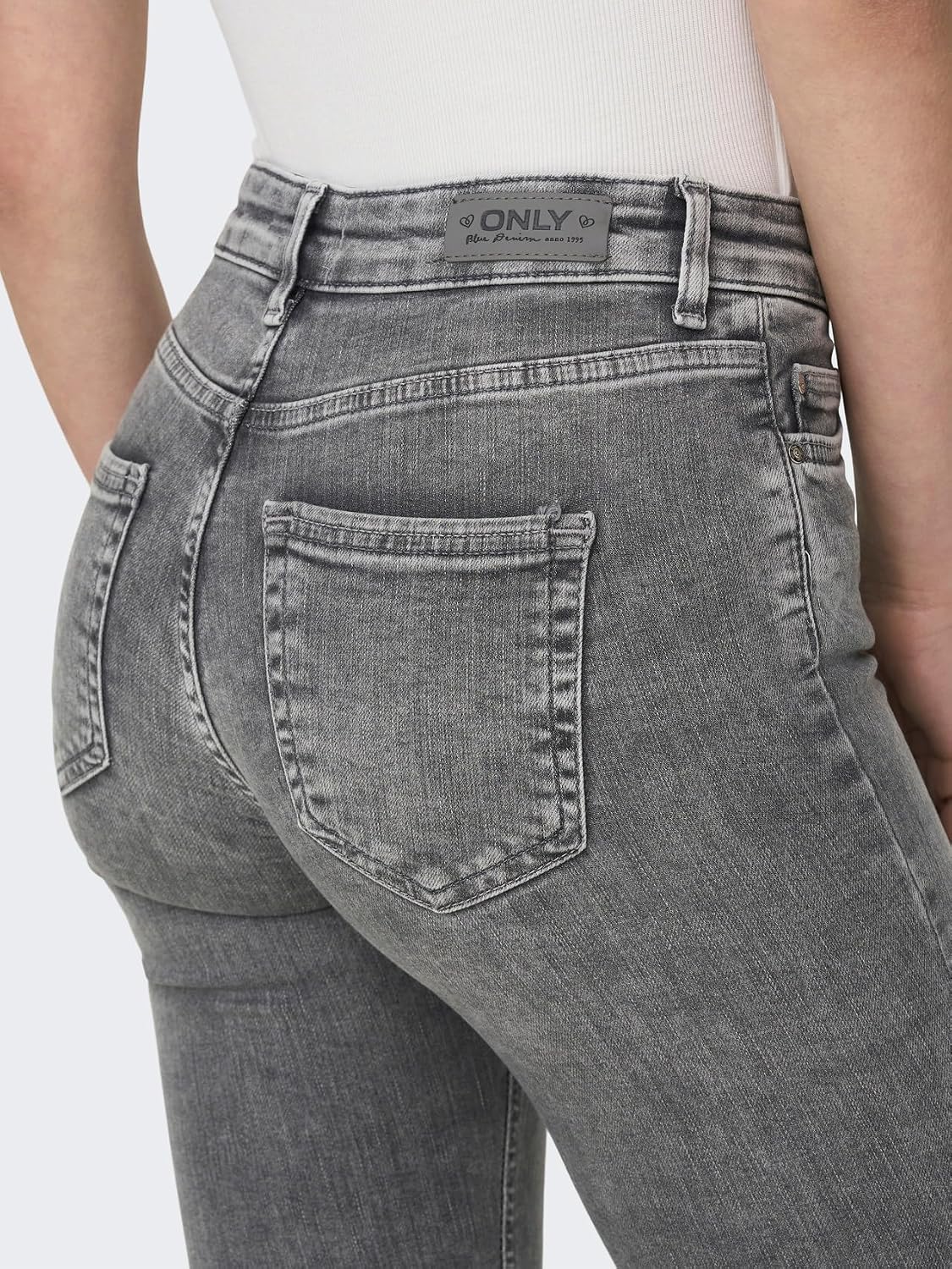 Detalle de ONLY Female Skinny Jeans ONLBLUSH – Mittlere Taille, Skinny Fit, knöchellang