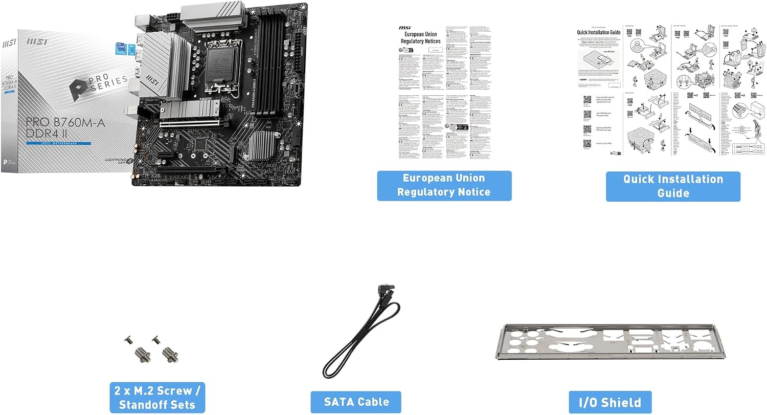 Thumbnail 6 de MSI motherboard B760M-A DDR4 II