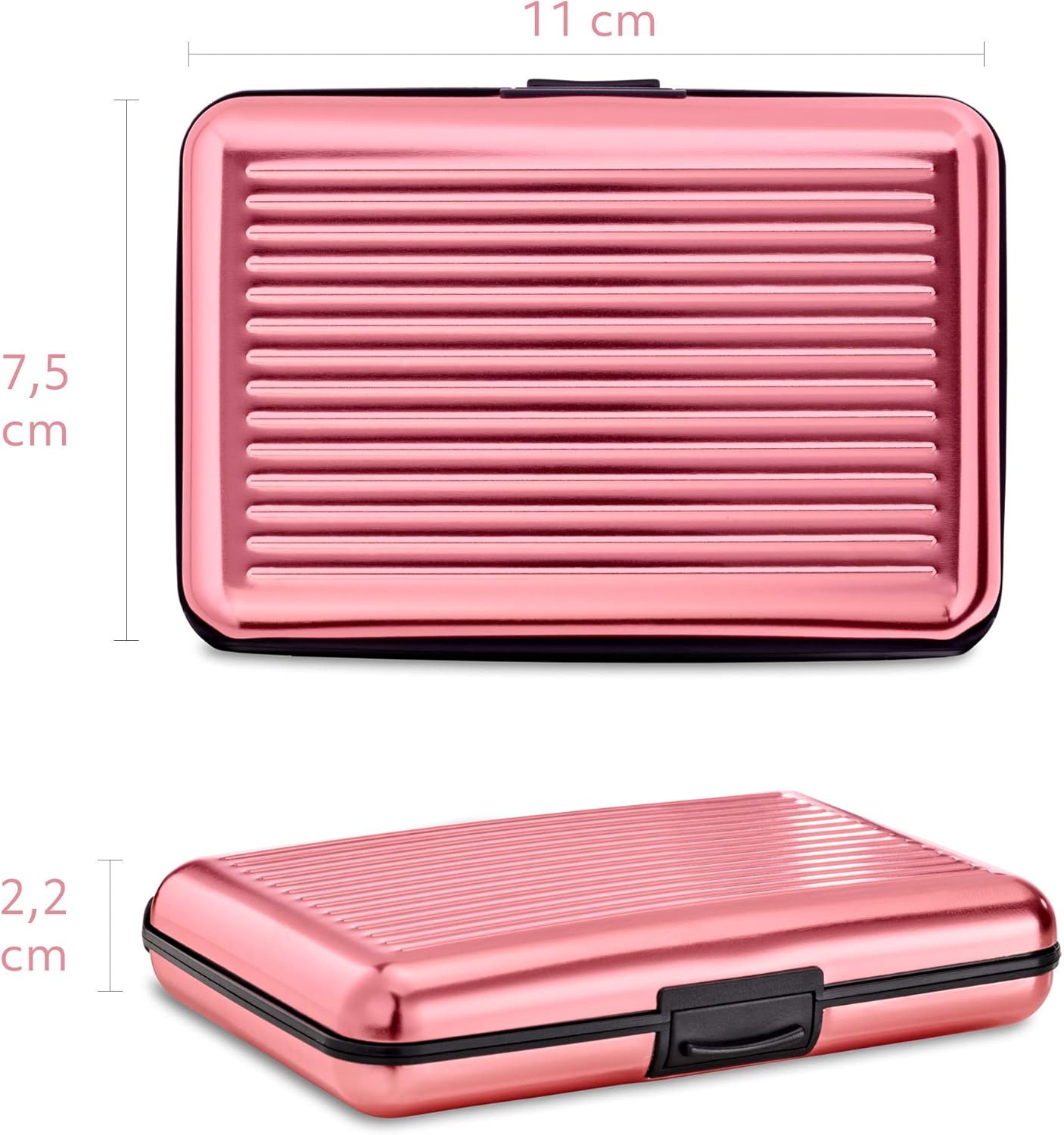 Thumbnail 5 de VALLET Étui pour cartes de crédit en aluminium avec protection RFID/NFC