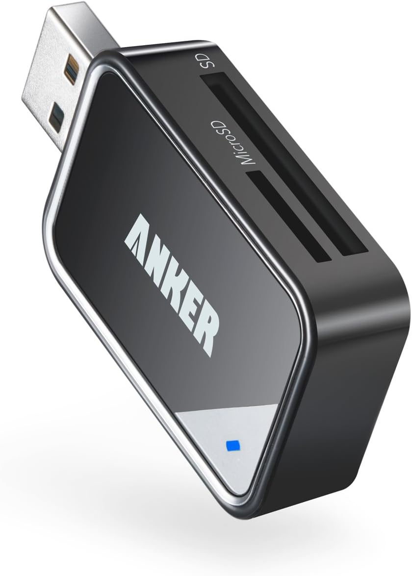 Detalle 2 de Anker AK-68ANREADER-B2A USB 3.0 SD Card Reader with dual-card reading