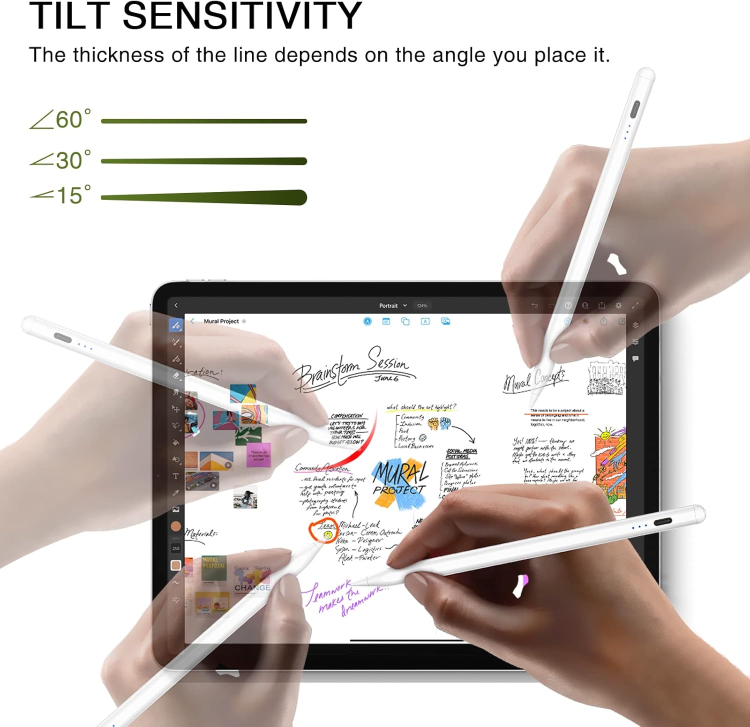 Thumbnail 5 de HATOKU Stylus Pen 15 min Fast Charge
