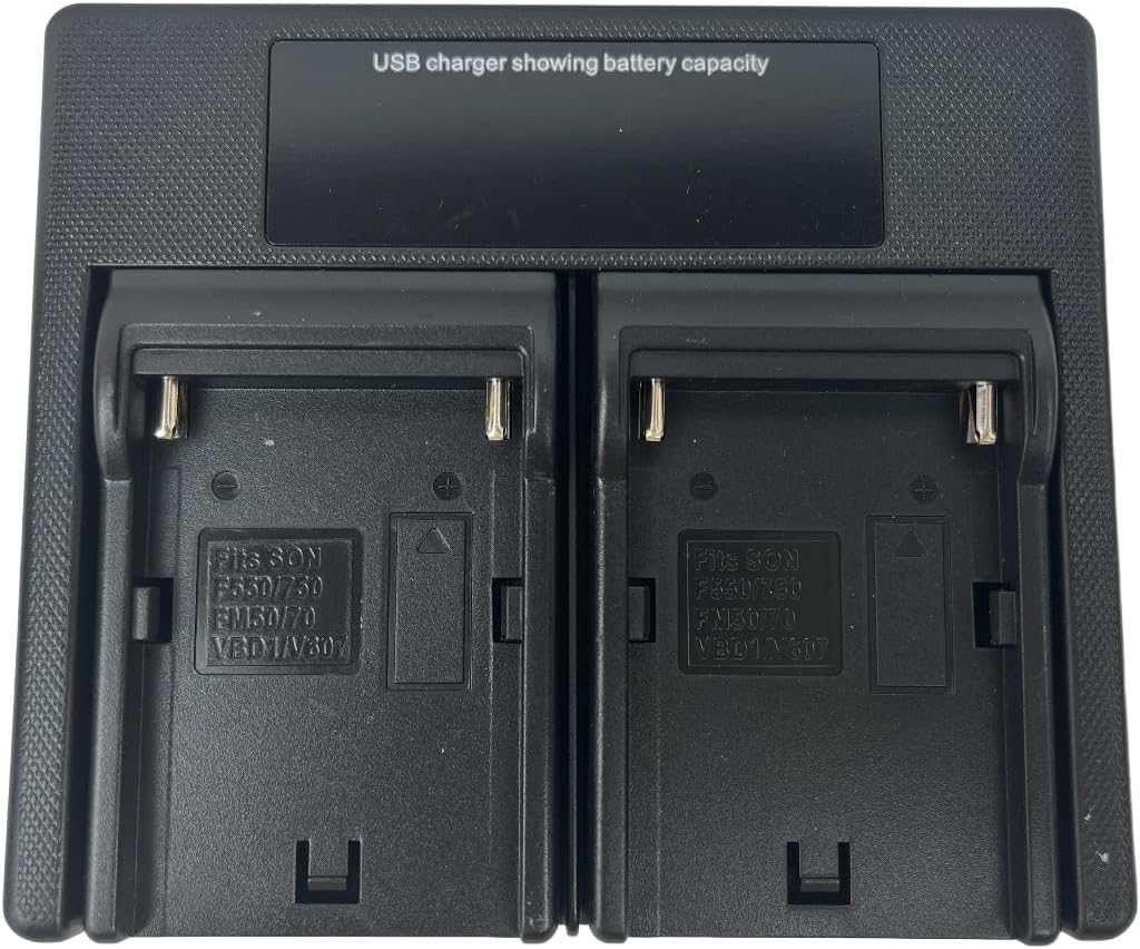 Thumbnail 2 de USB Dual Camera Charger for NP F970 / F930 / F750 and more