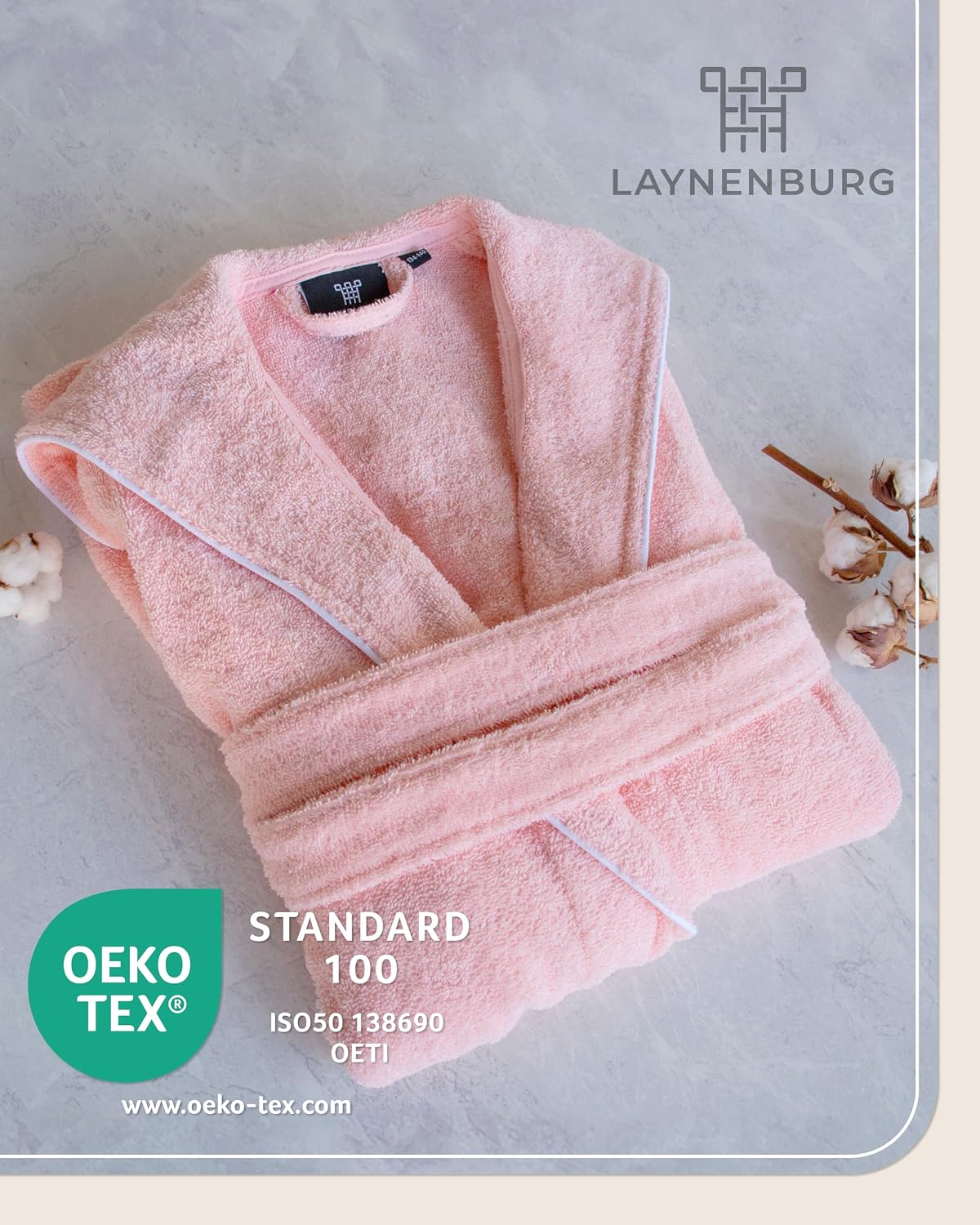 Thumbnail 1 de LAYNENBURG Premium Bademantel Kinder & Teenager