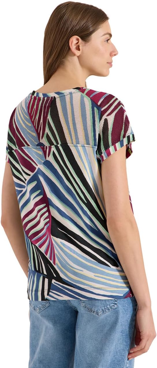 Detalle 2 de Cecil 3229911 Maglietta con Inserto in Rete Donna – misura M EU
