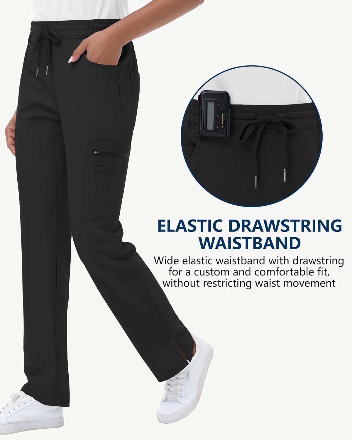 Detalle 2 de MIVEI Scrub Pants, High-Rise