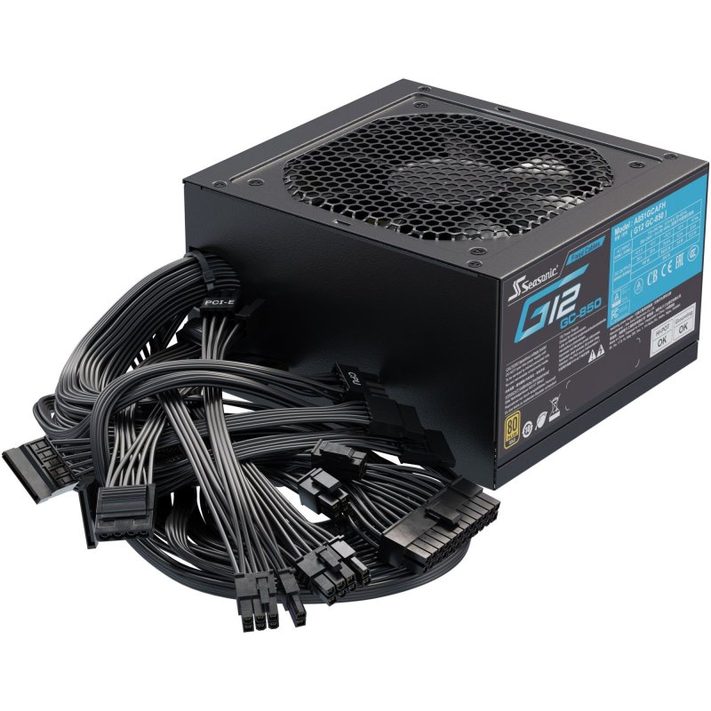 Detalle 2 de Seasonic G12 GC-850 850W 80 Plus Gold: eficiencia constante y silenciosa para PC de gama media